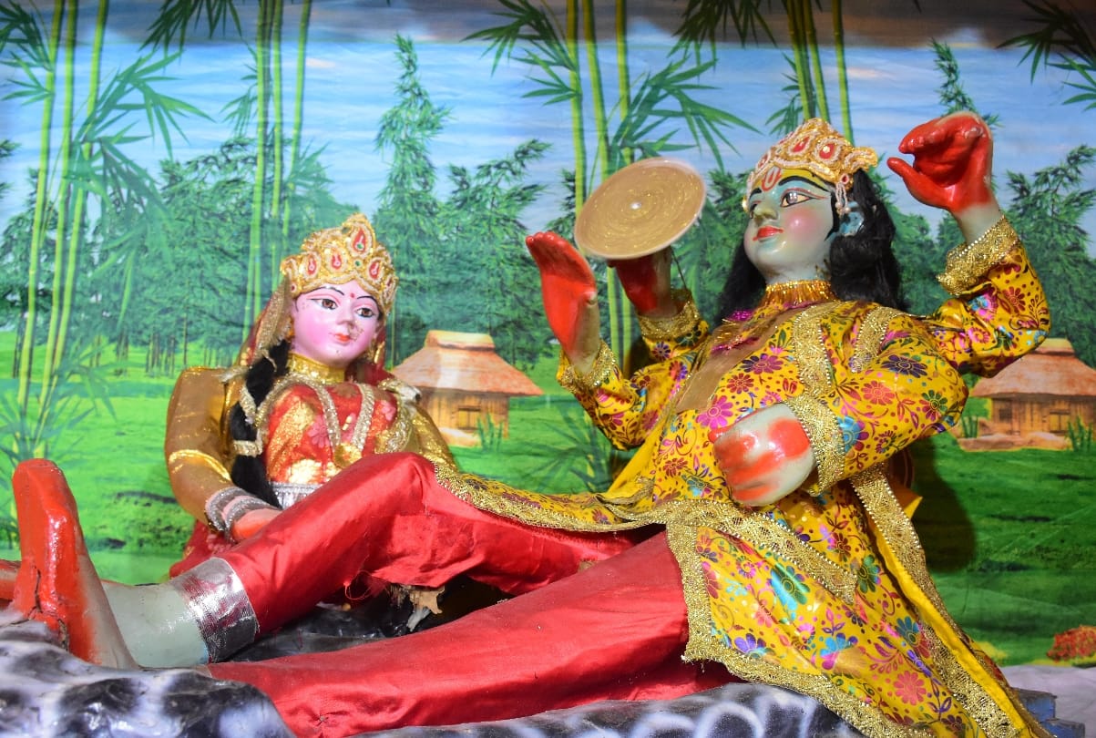 decoration in temples for the occasion of janmashtami