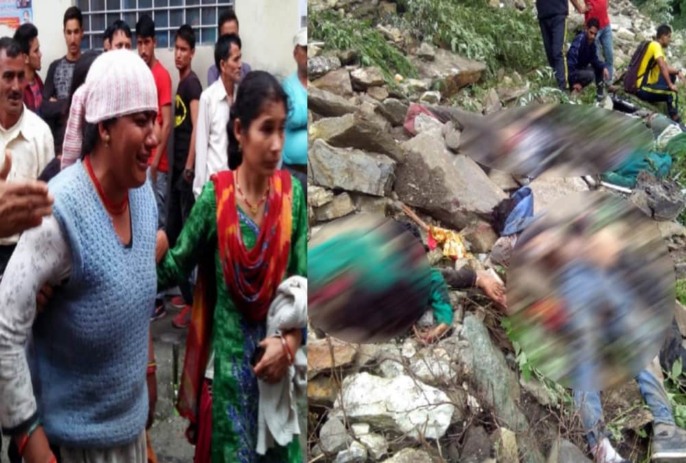Dead Body rescue Horrible photos after accident in uttarkashi