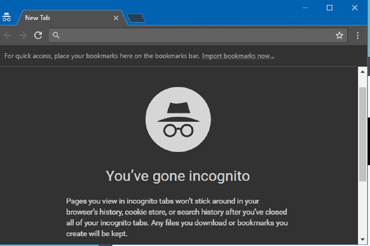 chrome incognito