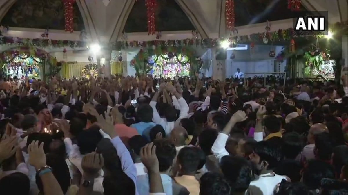 A krishna temple in nepal reopens after 3 years on the occasion of janmashtami