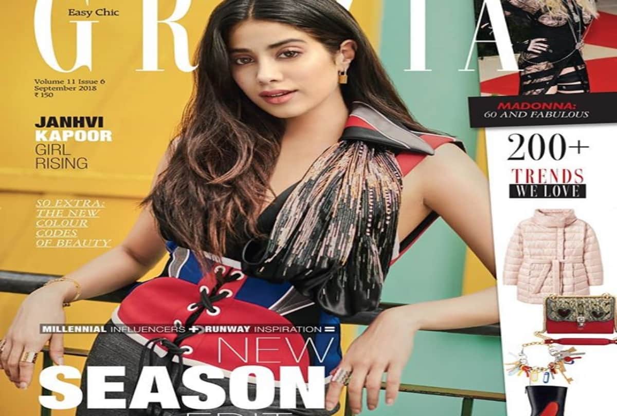 Janhvi Kapoor graces the cover of Grazia magazine