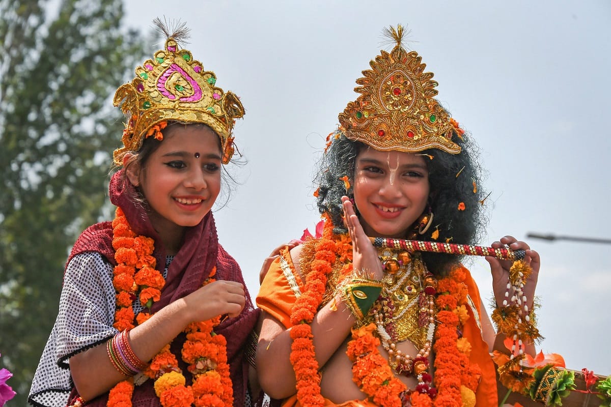 on the occasion of krishna janmashtami the country is krishnamay