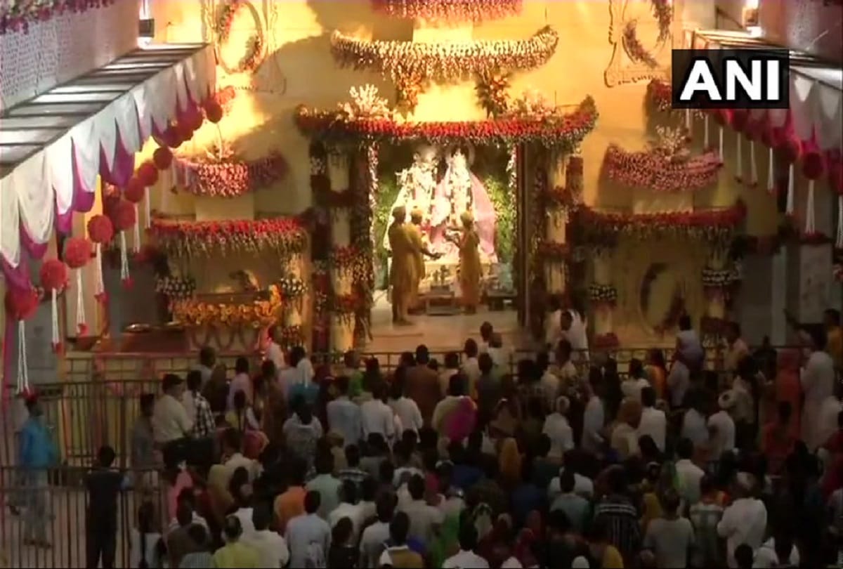 A krishna temple in nepal reopens after 3 years on the occasion of janmashtami