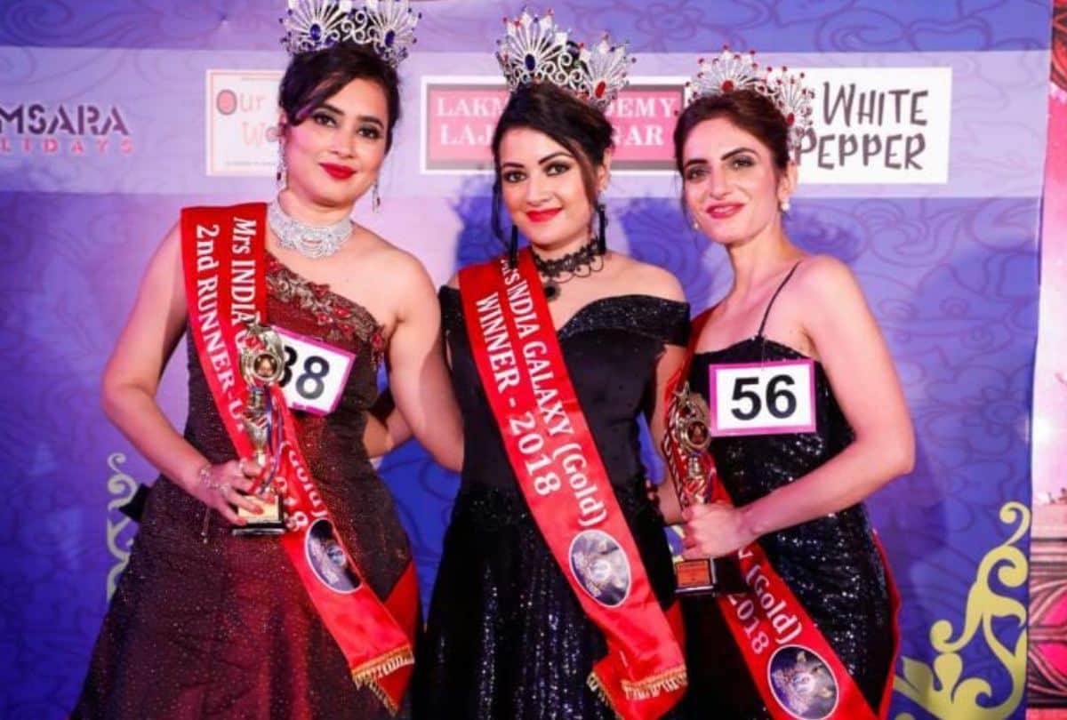 Soumya Sharma Crowned as Mrs India Galaxy 2018