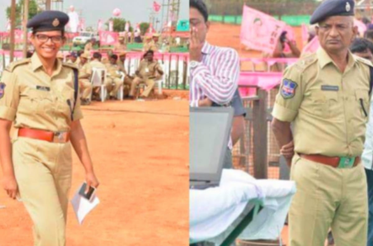 DSP father proudly salutes his SP daughter when they have a faceoff