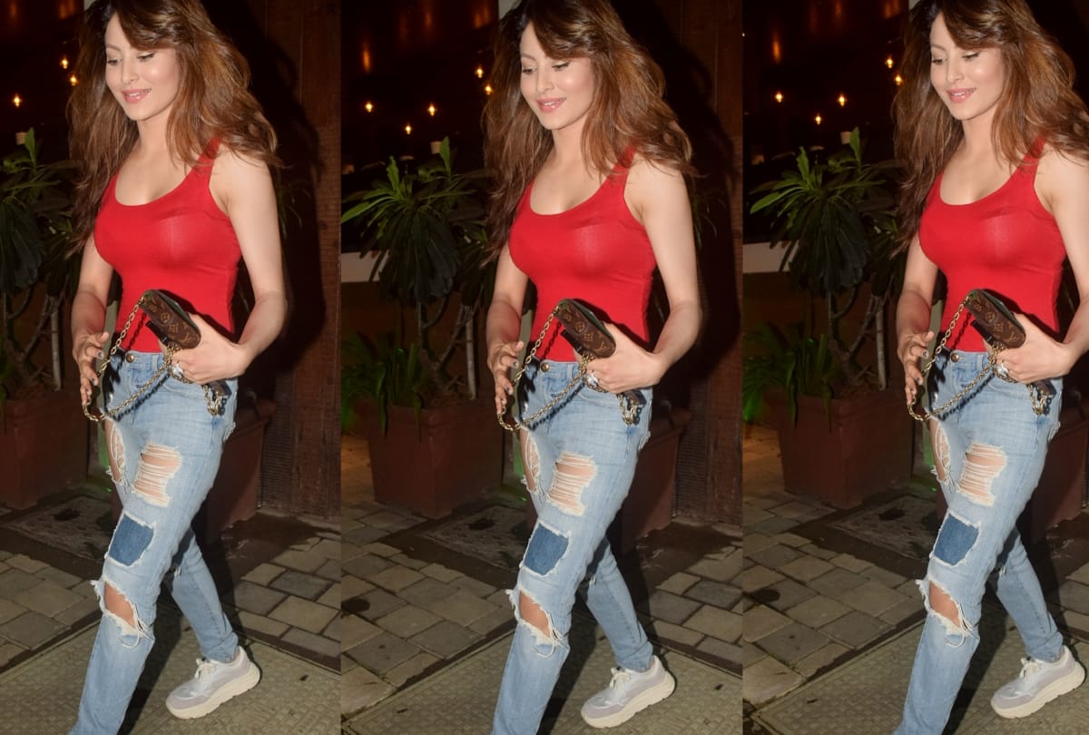 hot Urvashi Rautela wears transparent top