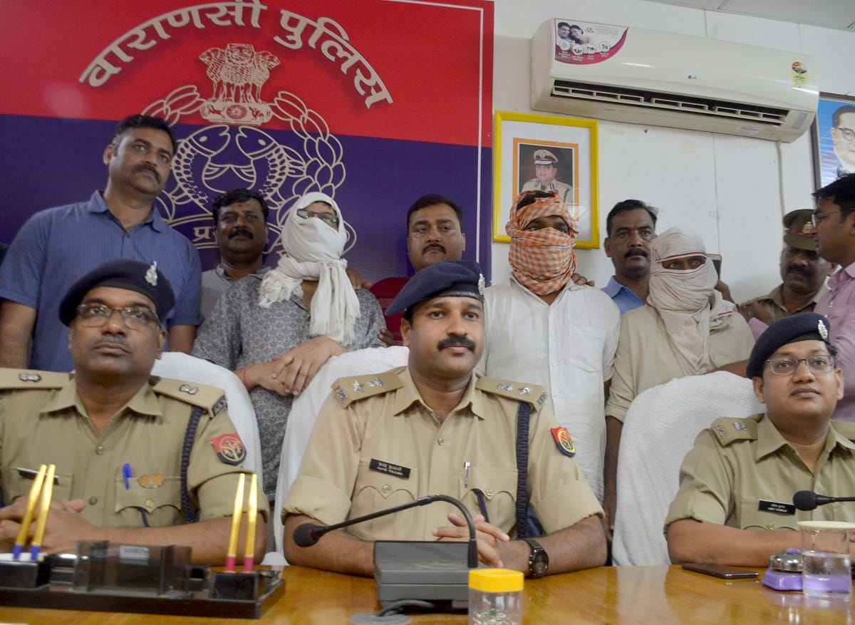 Police arrest three people in varanasi ied blast