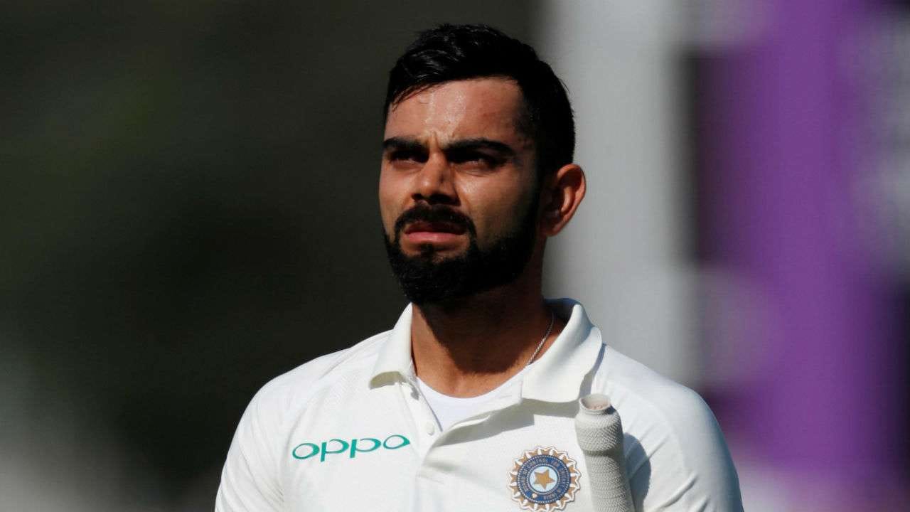 virat kohli dismissed by 19 year old Aaron Hardie during India vs Australia XI match