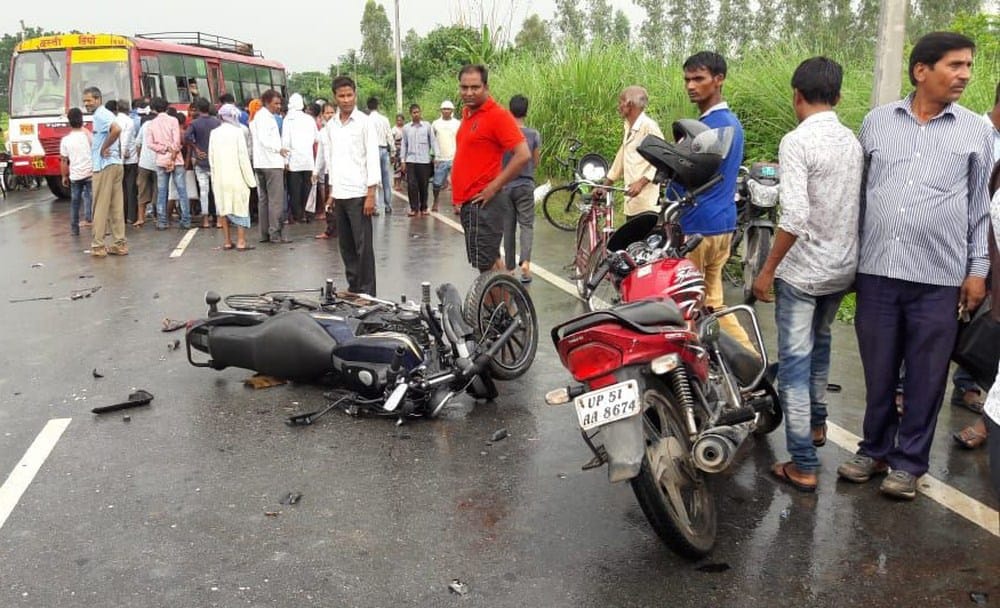 bike accident, 1 died