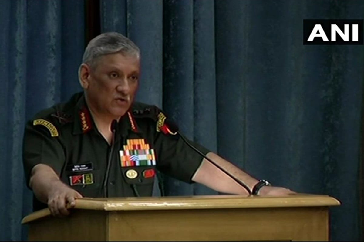 on Major Gogoi General Bipin Rawat said Action will be taken based on his guilt