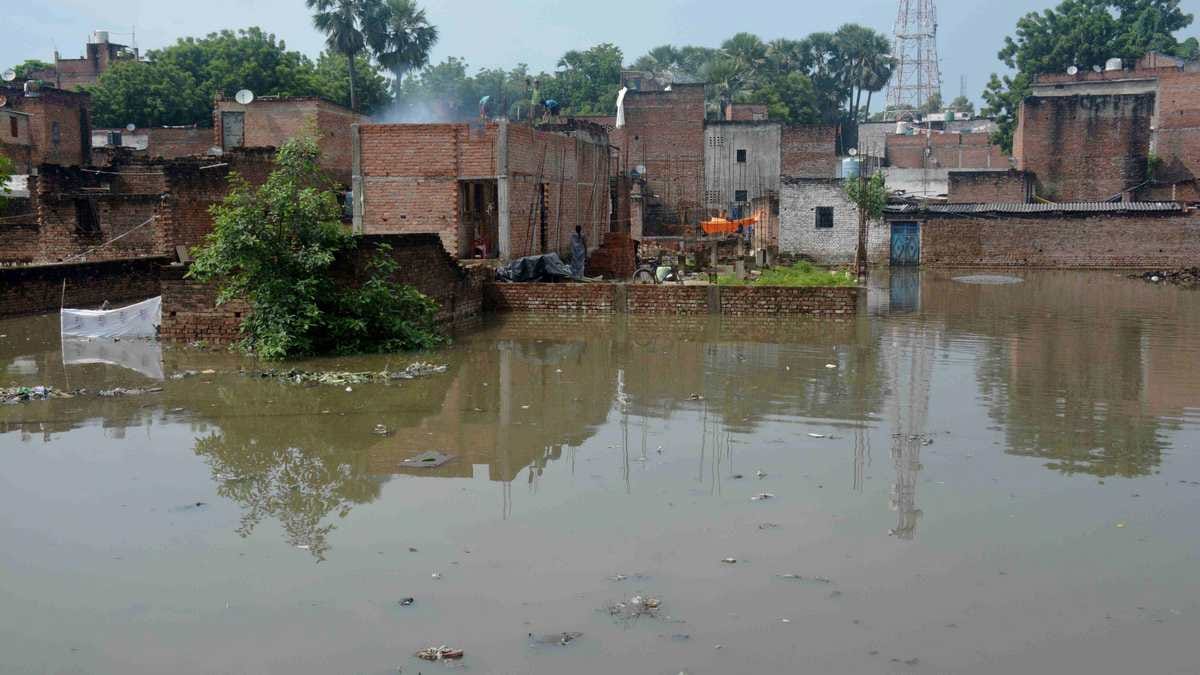 Water level increase in ganga and varauna rivers in varanasi