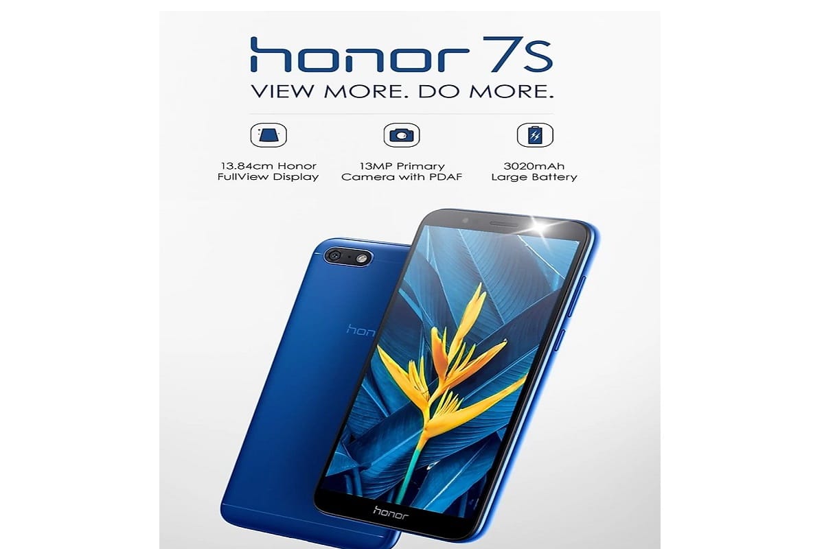 ऑनर 7एस भारत में हुआ लांच, कीमत सिर्फ 6,999 रुपये Honor 7S launched in India With 18:9 Display, Selfie Flash: Price, Specifications, Features
