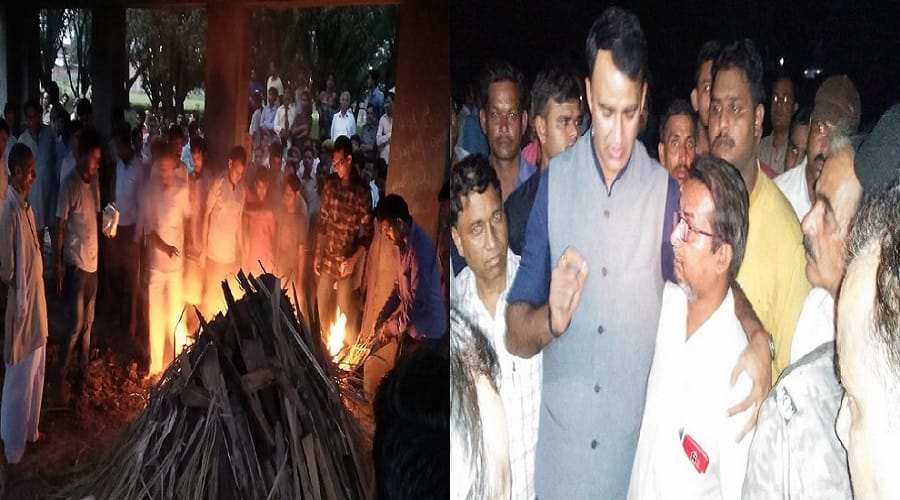 Daughter died 19 days after in sardhana, and the wave of grief was rife in the family