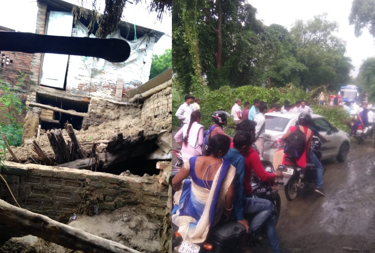 many died due to heavy rainfall in UP