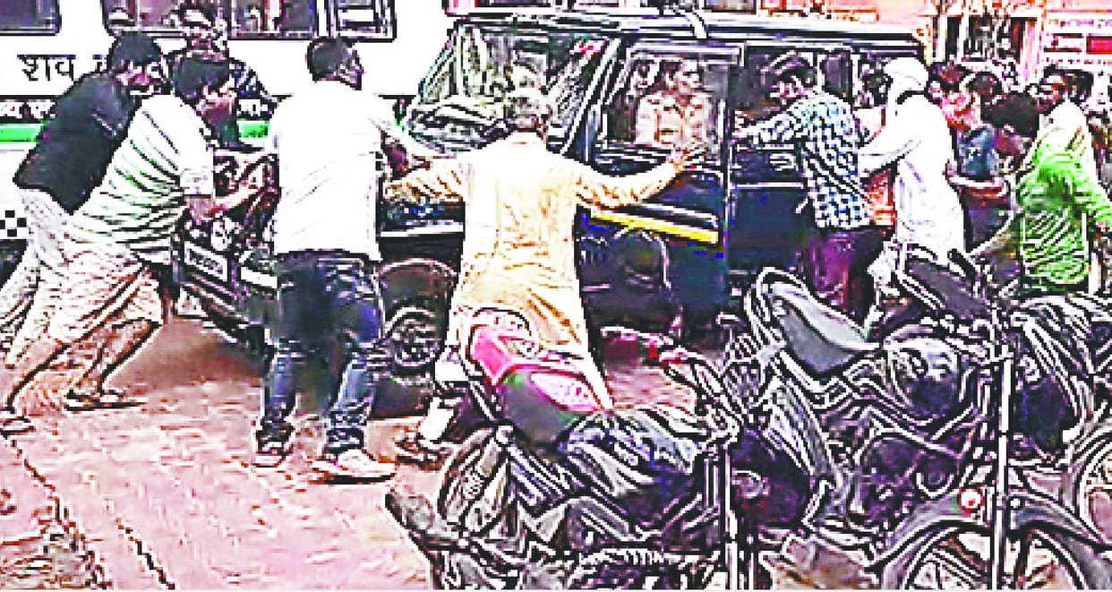 Kidnapping of a girl from a district hospital