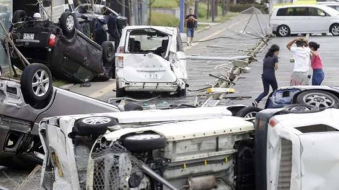typhoon 'jebi' outbreak in Japan badly, disaster killed 9 people and wounded thousands