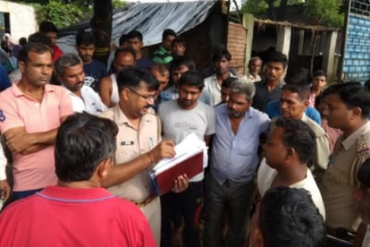 A four year old child died in a clay house colasp in meerut after heavy rain