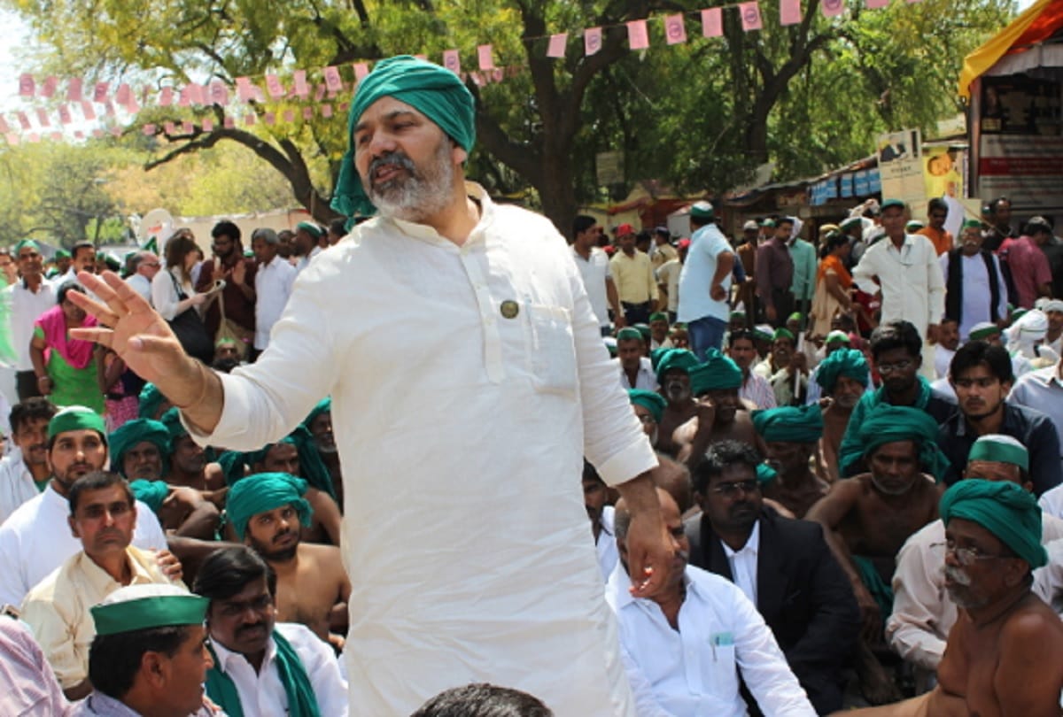 BKU spokesperson Rakesh Tikait said will not leave protest until farm laws are drawn back