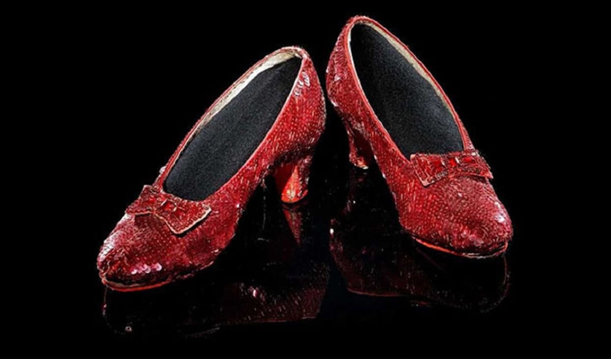 FBI finds Iconic Ruby Slippers worn by Judy Garland in film 'The Wizard of Oz' after 13 years