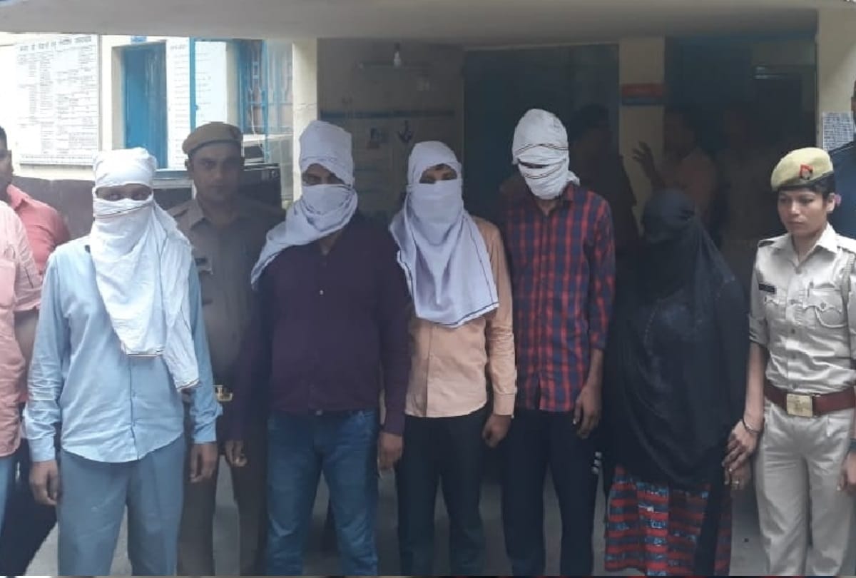 prostitution case minor and three young women rescued in Guest house at noida
