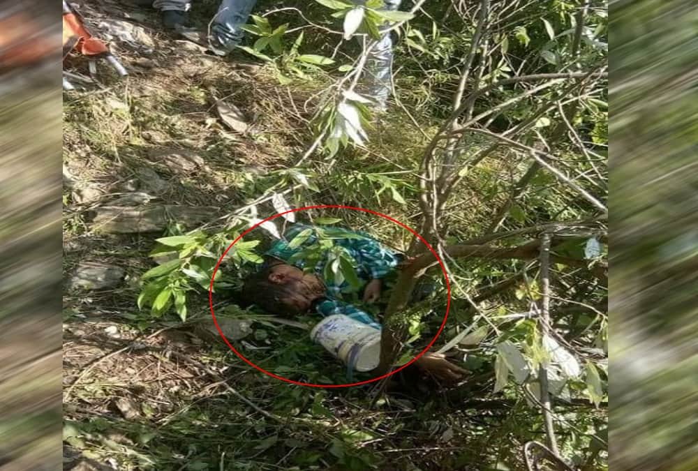 Dead body rescue Horrible Photos of Bus Accident in ramnagar