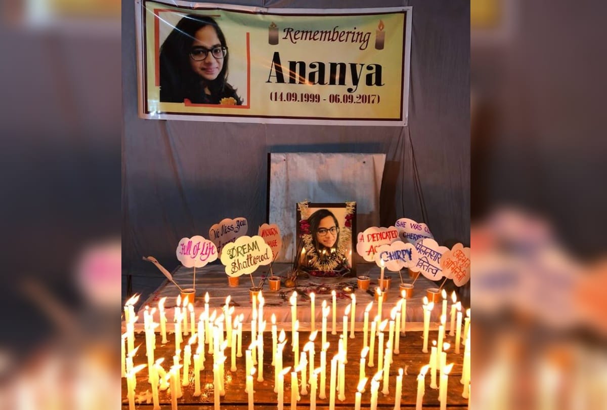candle march for ananya death justice in delhi