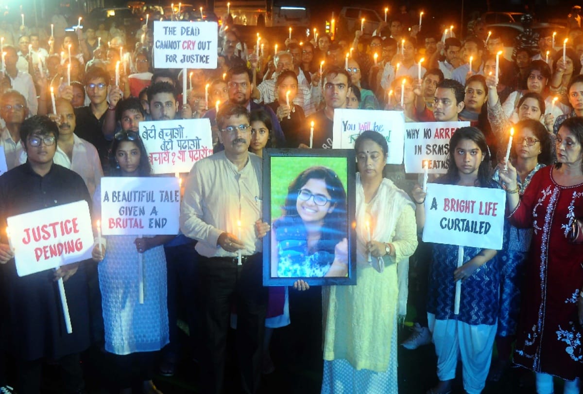 candle march for ananya death justice in delhi