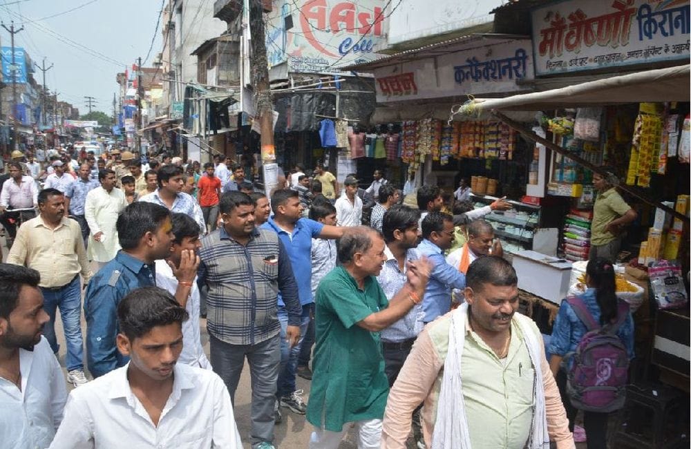 bharat bandh upper cast protests against sc st act in firozabad