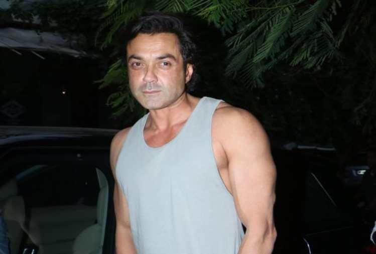 bobby deol spotted at mumbai bandra at hair stylist hakim halim
