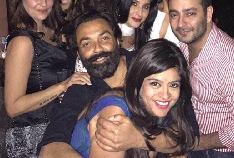 bobby deol spotted at mumbai bandra at hair stylist hakim halim
