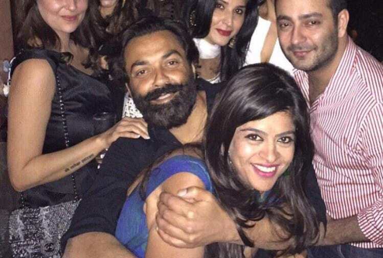 bobby deol spotted at mumbai bandra at hair stylist hakim halim