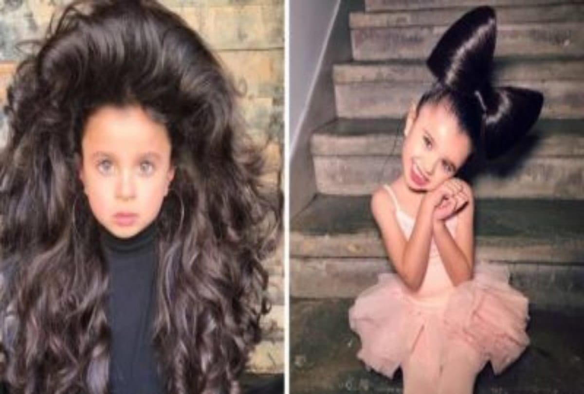 Five years old israeli girl becomes famous just because of her beautifull Hair