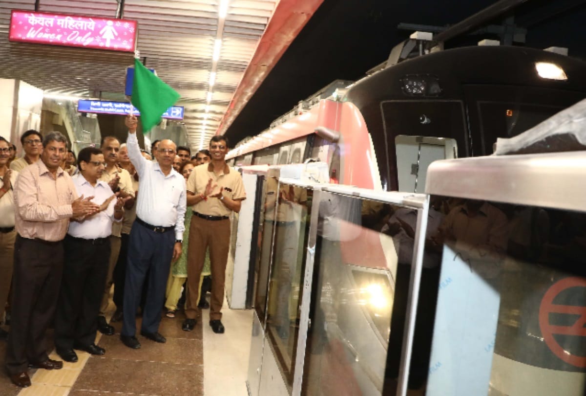 delhi metro trial starts from Lajpat Nagar to Mayor Vihar Pocket-1