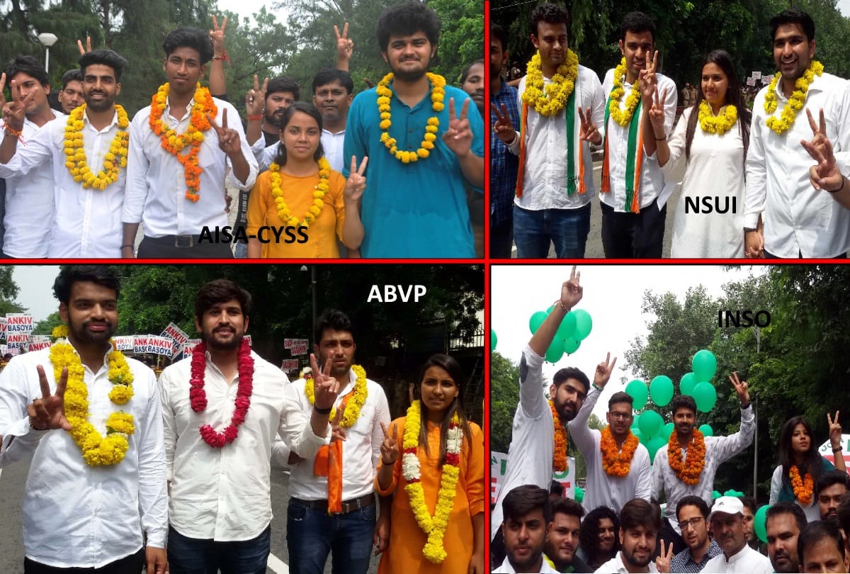 dusu election 2018 all parties keep caste factor in mind while choosing candidates