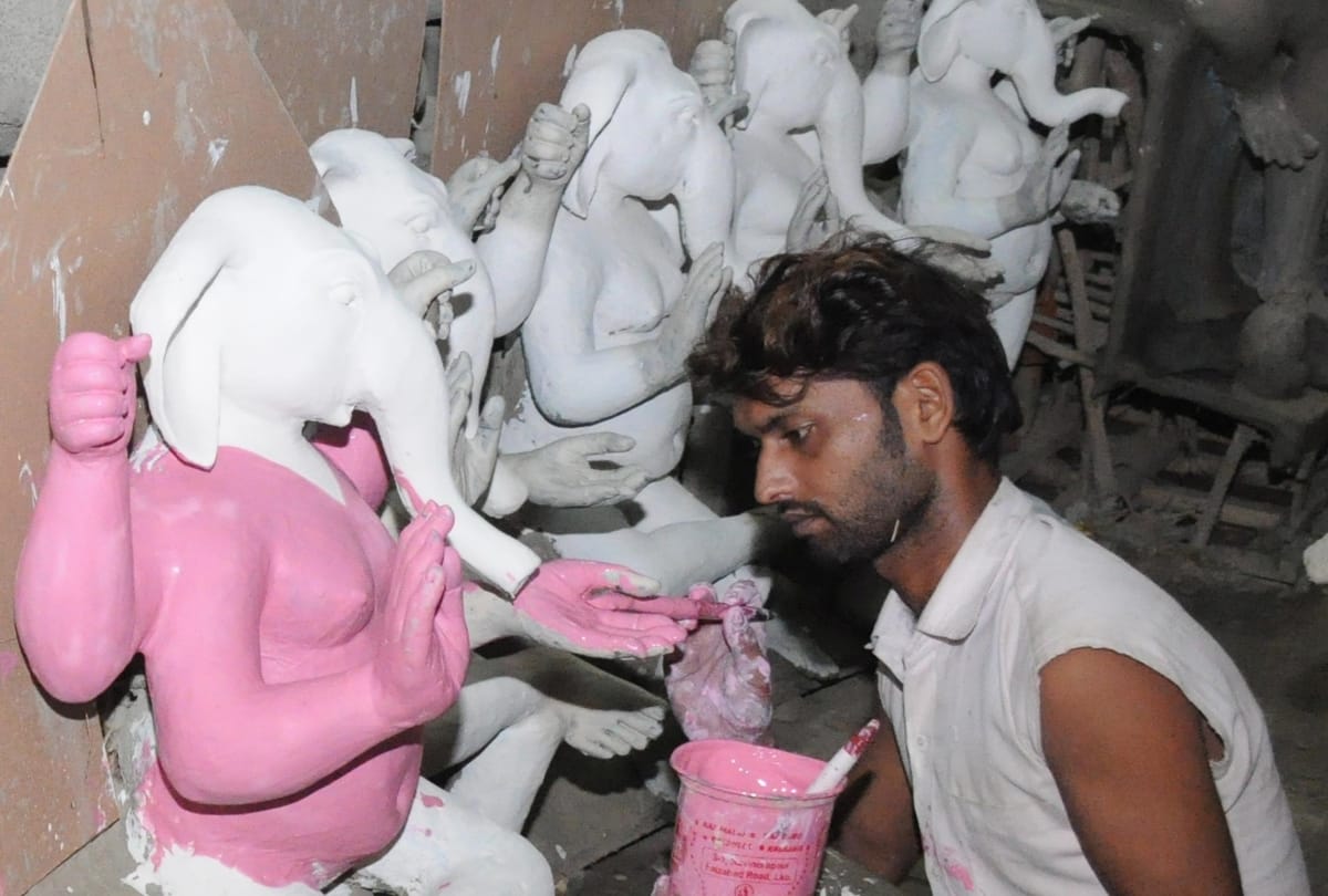 celebration for ganesh chaturthi in lucknow