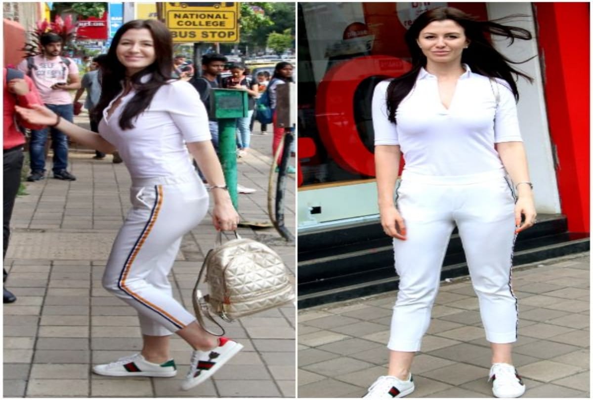 Arbaaz Khan girlfriend Georgia Andriani spotted at bandra mumbai