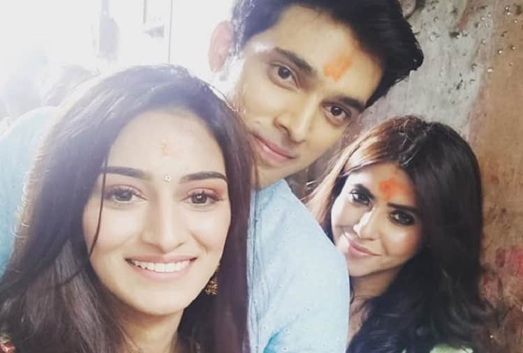 Kasauti Zindagii Kay Reboot Ekta Kapoor shared picture with Erica Fernandes and Parth Samthaan