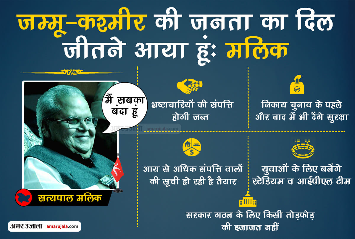 jammu kashmir governor in an interview to amar ujala said i have came here to win heart of people