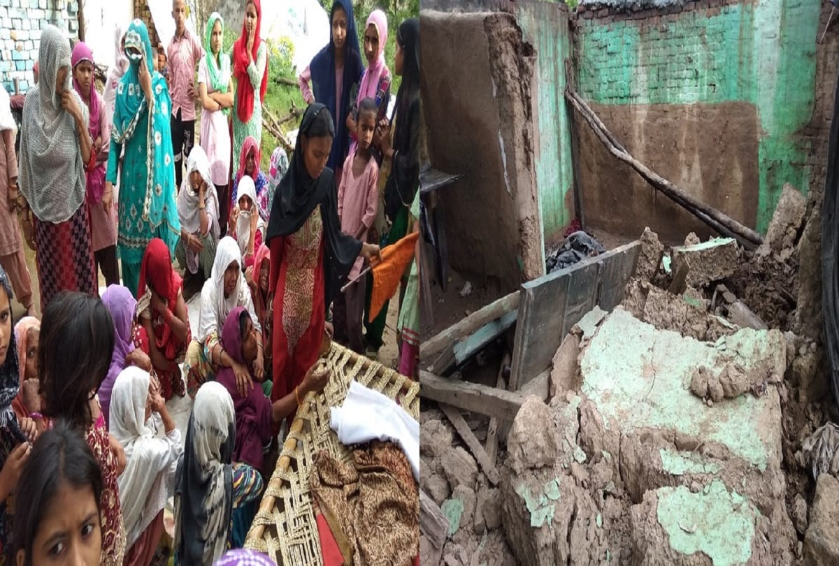Fast rain in Meerut, and child's death in house wreckage