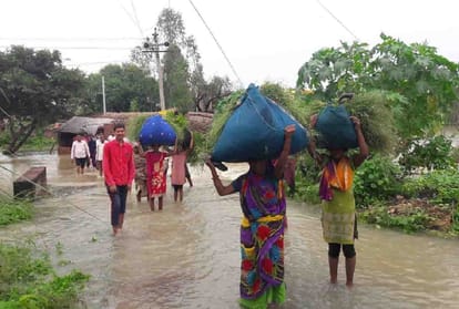 number of flood affected villages of unnao district reached 104