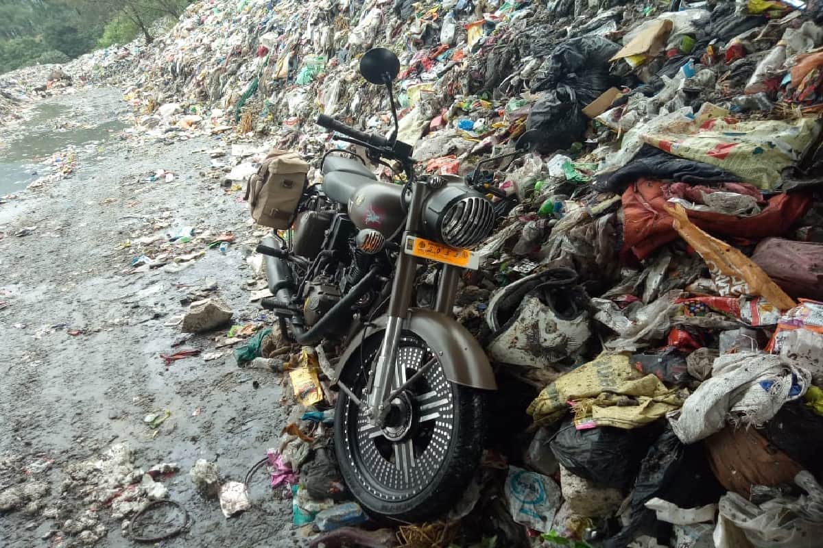 royal enfield bikes is found in garbage,know the reasons
