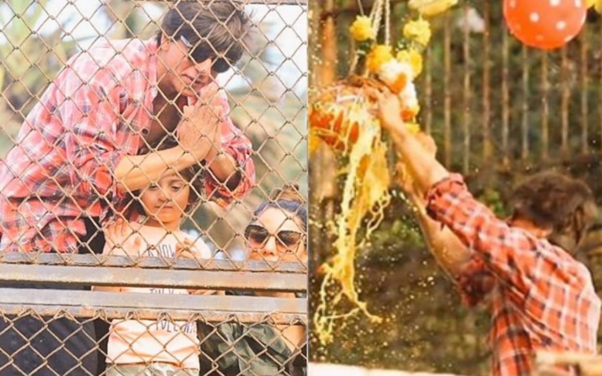 Shahrukh Khan Celebrates Janmashtami but Deobandi Ulema raises resentment