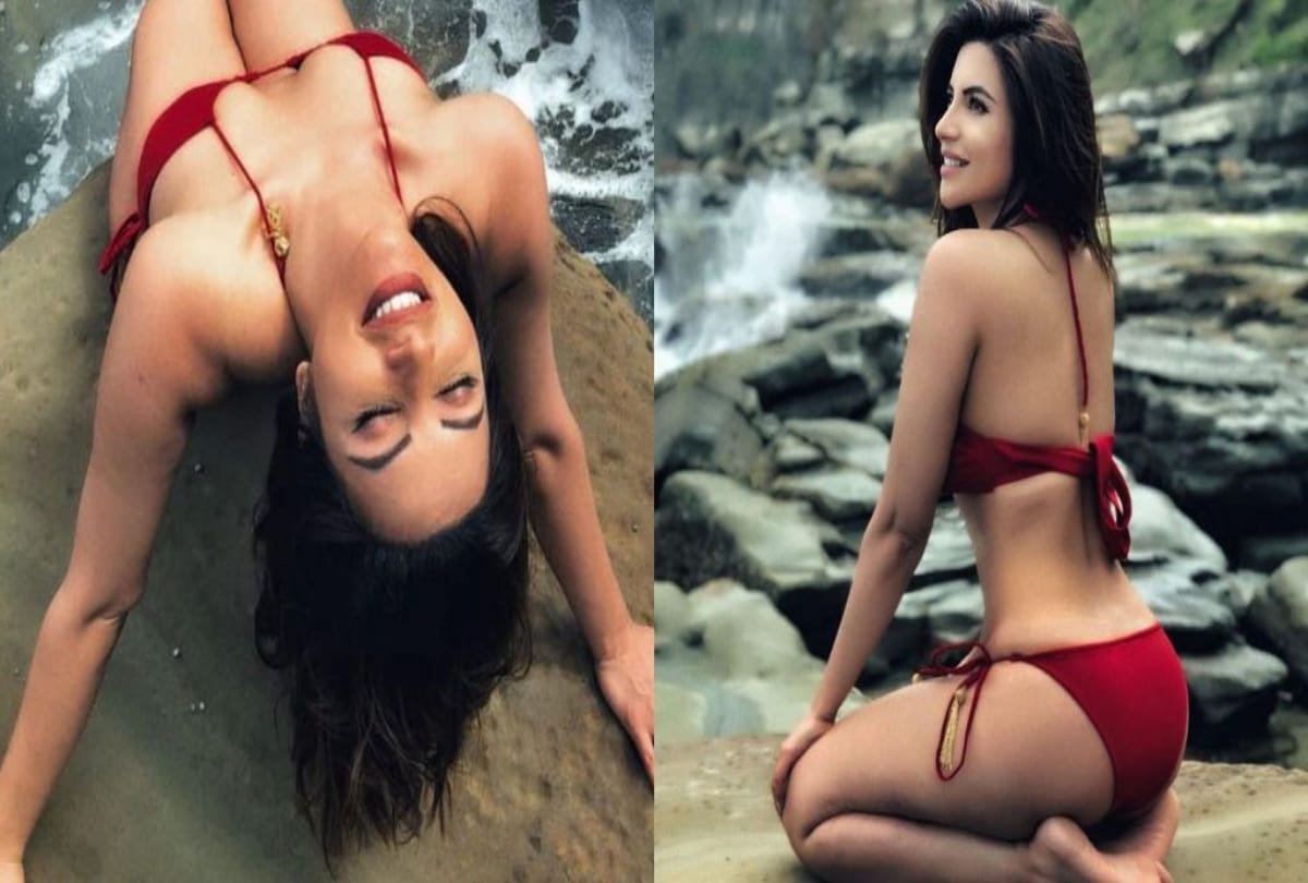 Shama Sikander again spreads hotness on the social media with her latest bikini pics