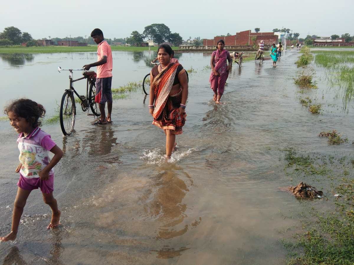 UP This distric in effect of cyclone strom