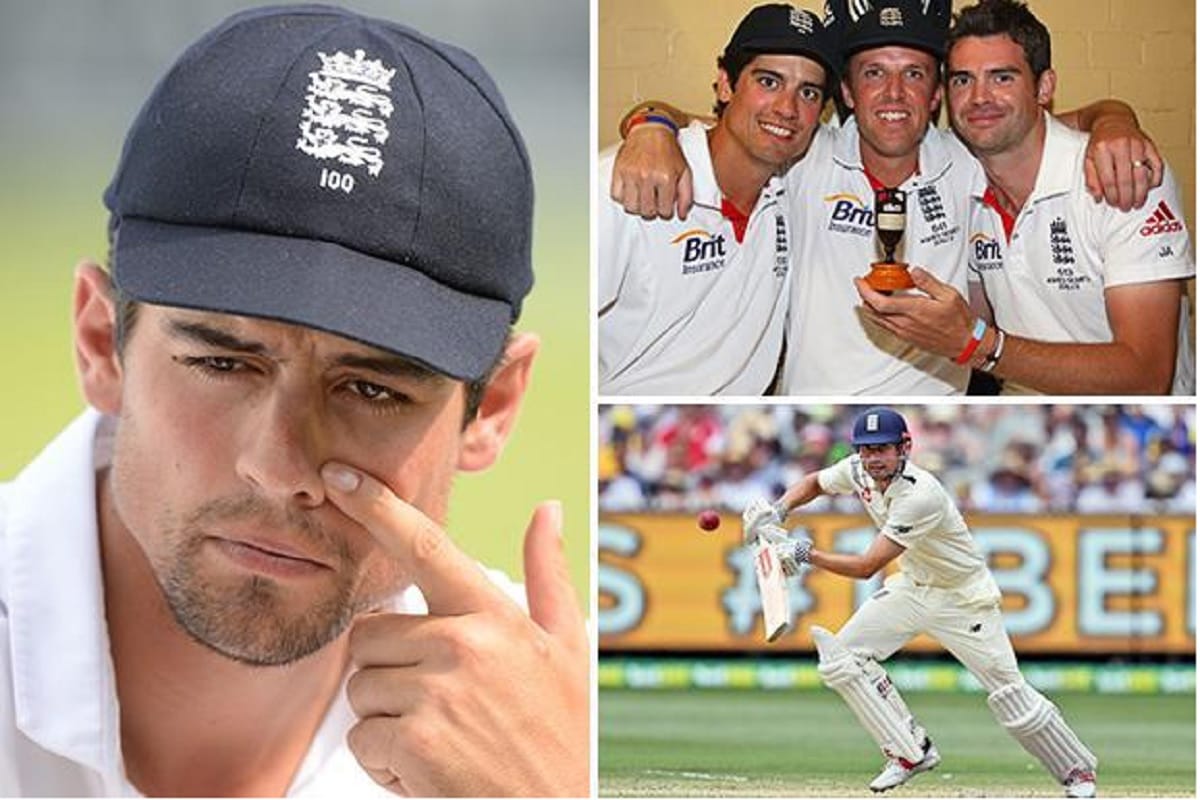 Alastair Cook cried when he told his team mates about retirement from cricket