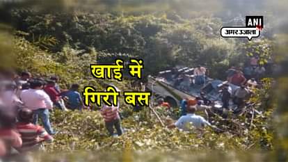 FIVE DEAD IN ALMORA AFTER BUS FALLS INTO TRENCH