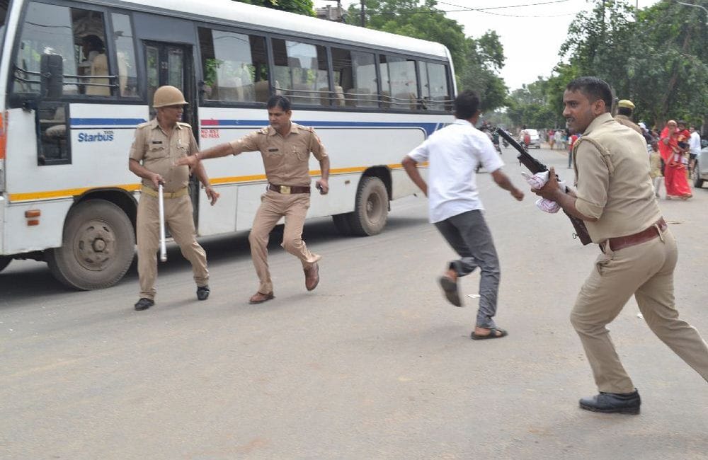 Seven FIRs registered against protesters over clashes during bharat bandh