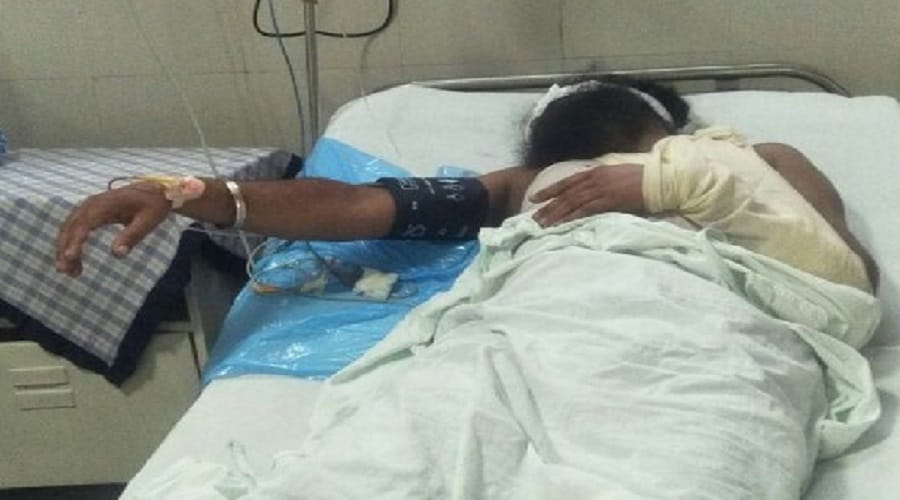 Conflict in the Begampura Express train, and threw the army man down from the moving train