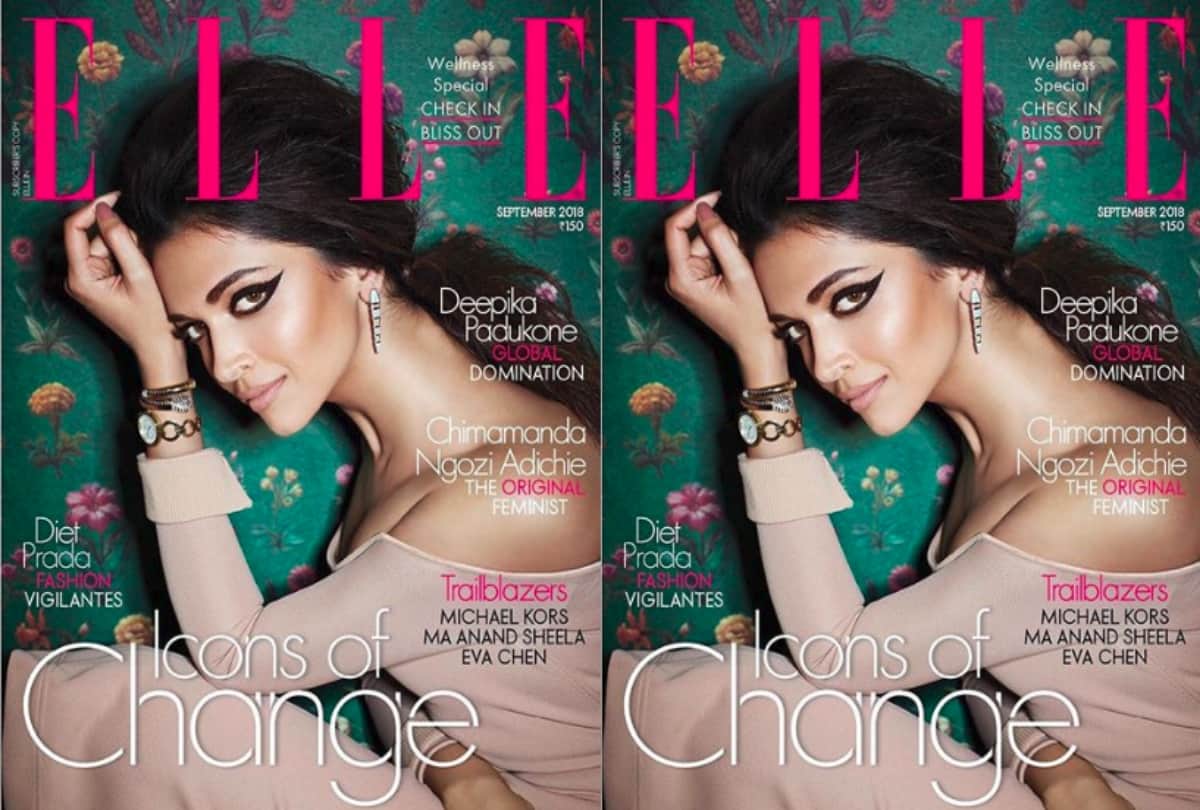 Deepika Padukone heartracing looks for Elle Magazine