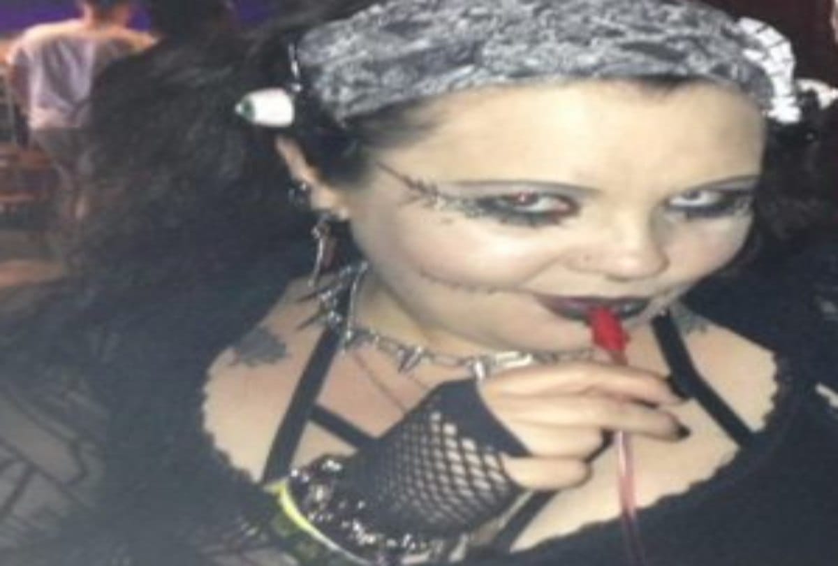 This women drinking human blood in depression